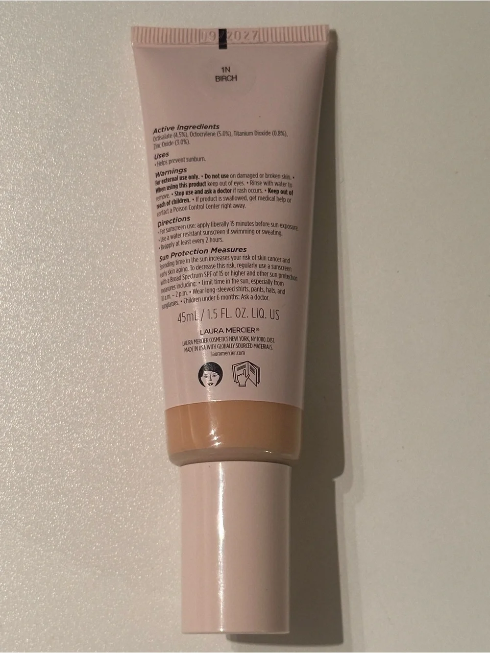 Laura Mercier Tinted Moisturizer Natural Dewy SPF 30 - 1N Birch